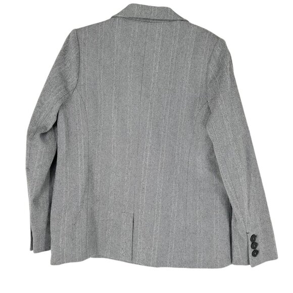 NWT Anine Bing Becky Double Breasted Herringbone Blazer Jacket - Picture 4 of 9
